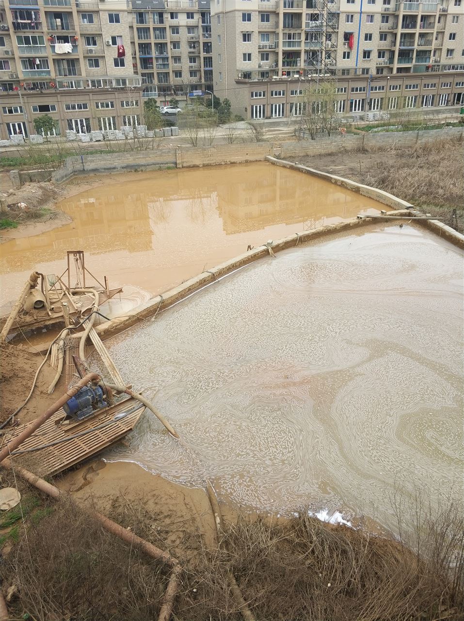 云岩沉淀池淤泥清理-厂区废水池淤泥清淤